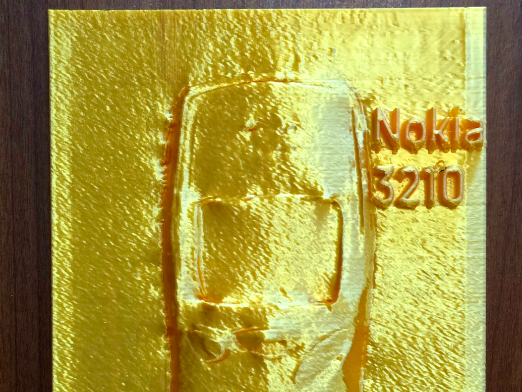 Nokia3210 Decorative Plaque Relief invintagephone