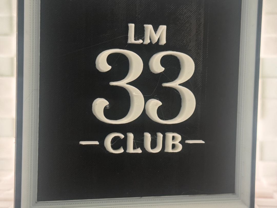 LM 33 Club 3D relief
