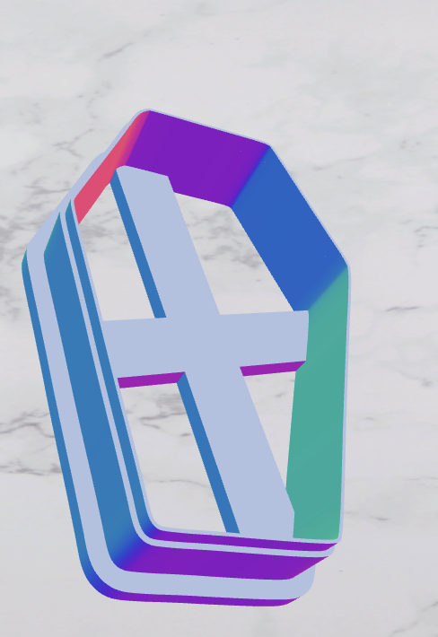 Coffin cookie cutter