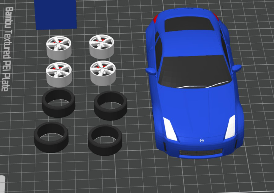 350z kit model  250% size