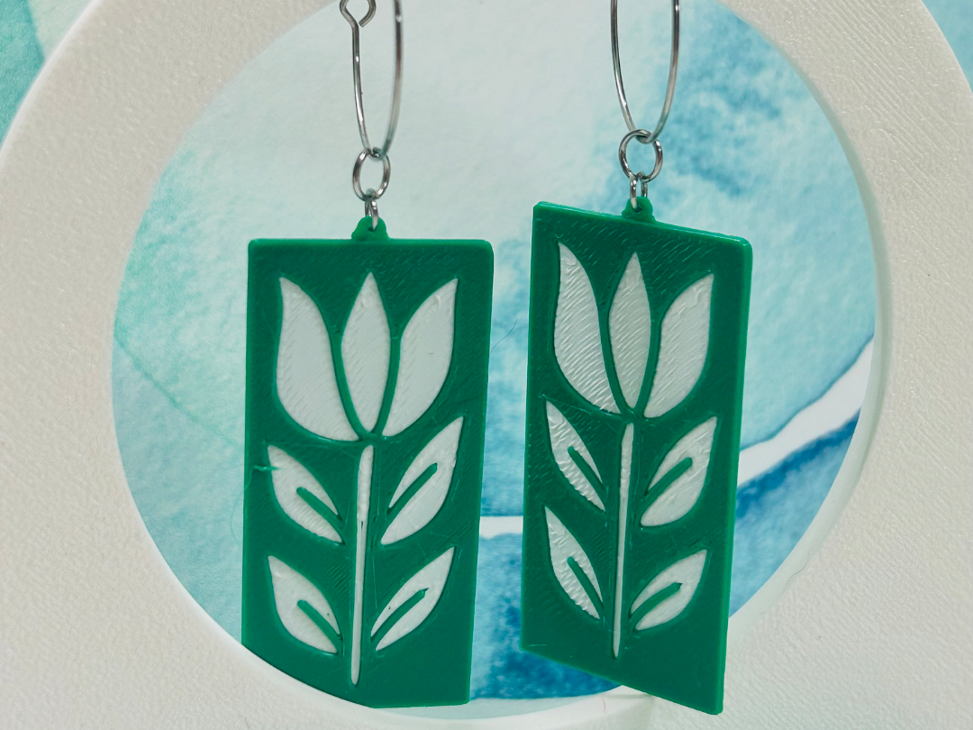 Pendientes tulipán