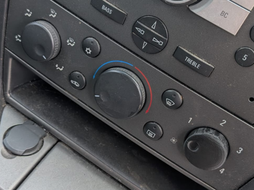 Oppel / Vauxhall Vectra Fan speed Knob 2002–2010