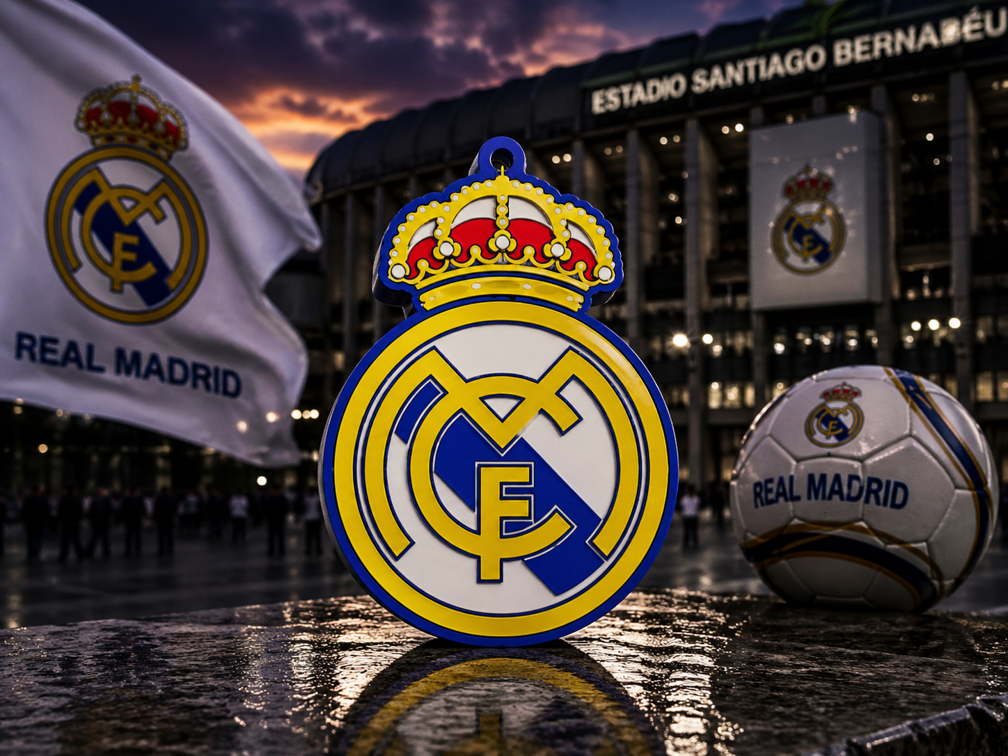 Real Madrid Keychain