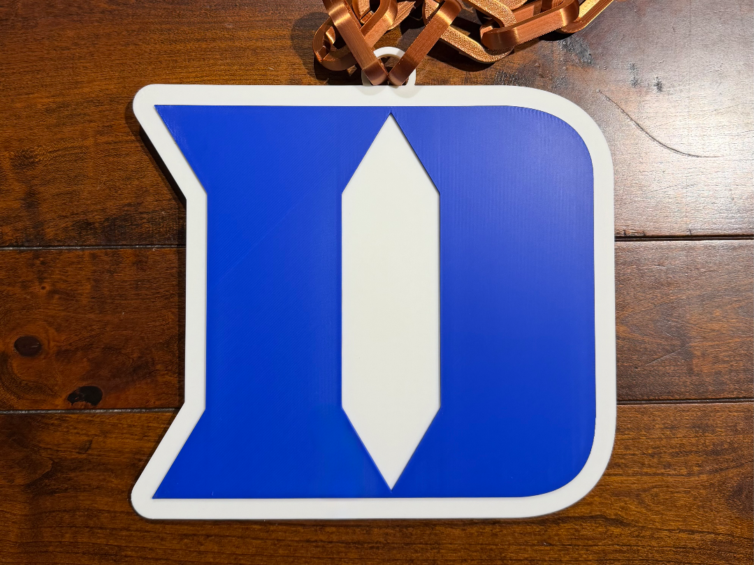 Duke Blue Devils Oversized Necklace Logo