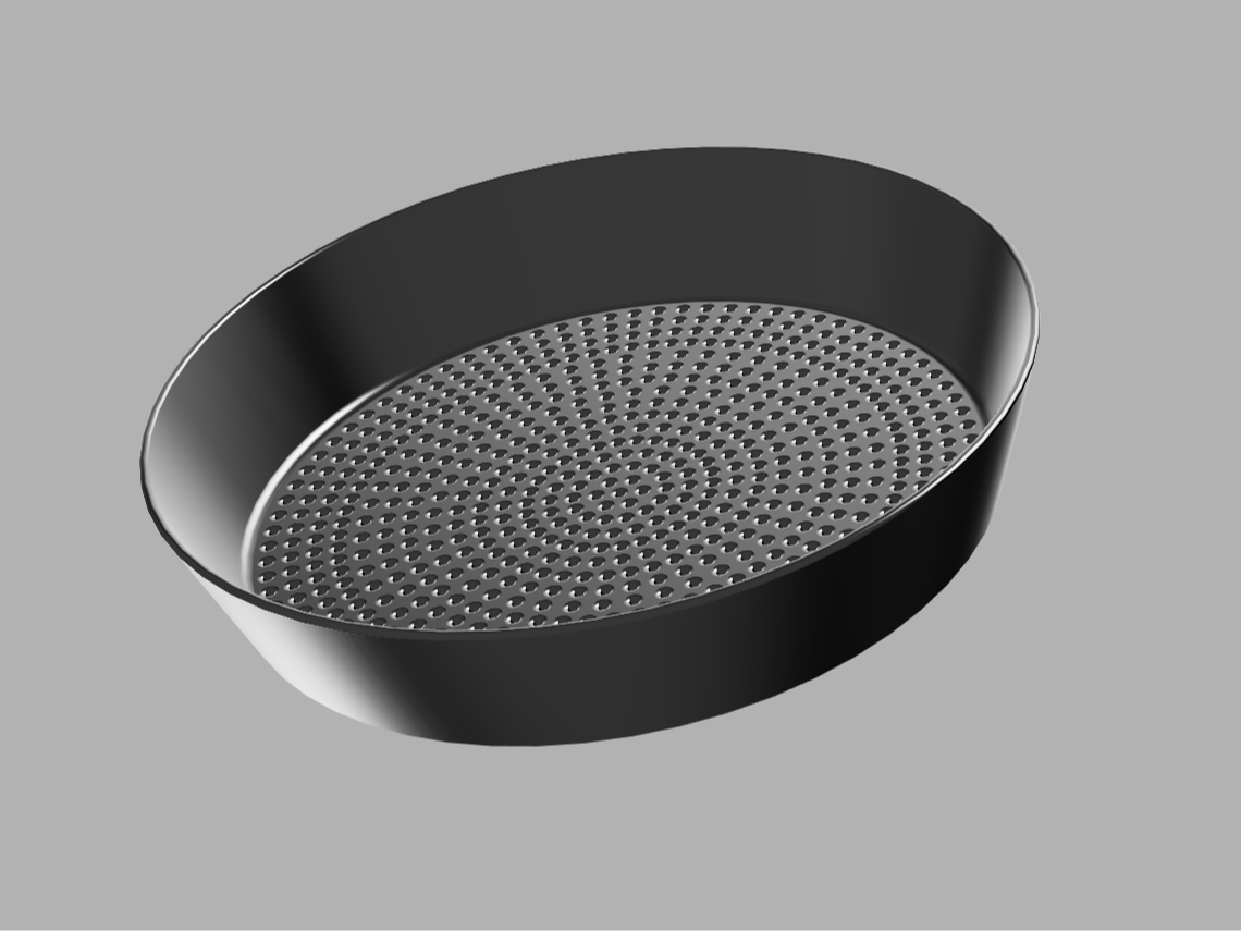For sifting bulk materials like sand, soil...