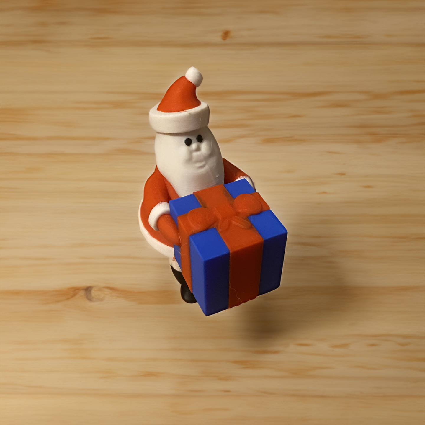 Santa with Present