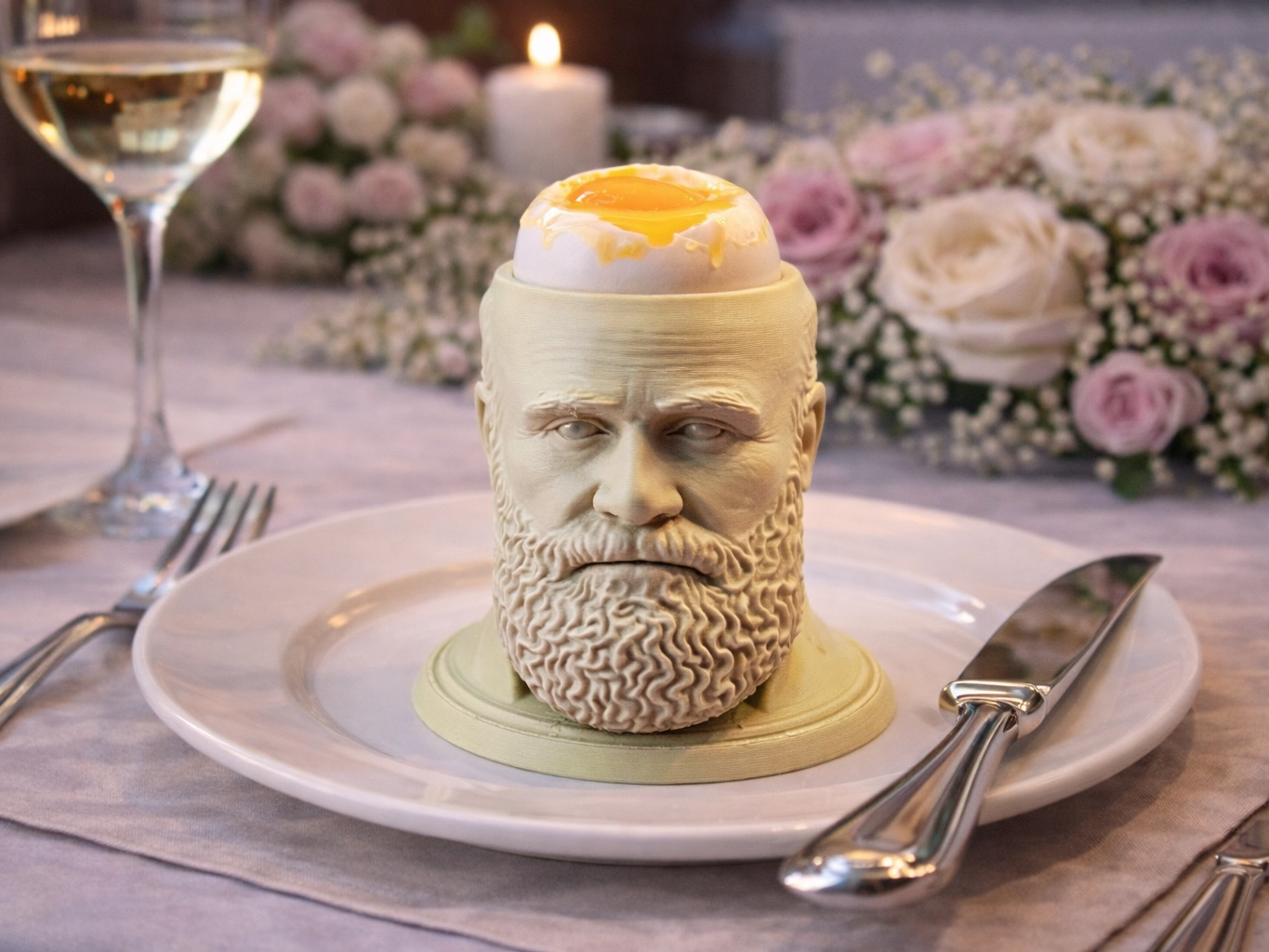 Eggheads - Charles Darwin - egg cup