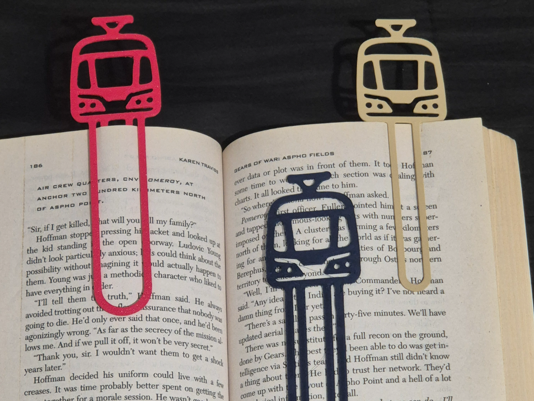 Tram Bookmark — Marque-page Tramway / Streetcar