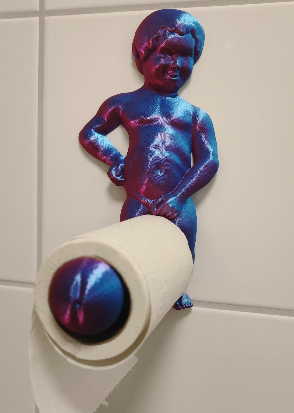 Manneken Pis - Funny Toilet Paper Holder