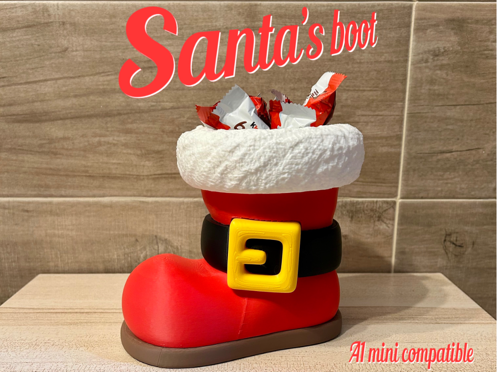 Stivale di babbo natale - No AMS - Contenitore