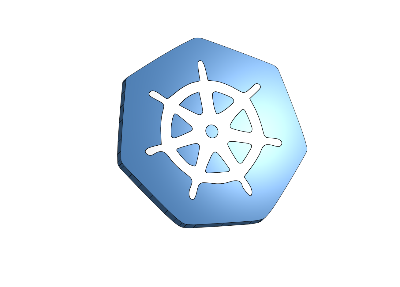 Kubernetes Logo Display / Wall Hanger