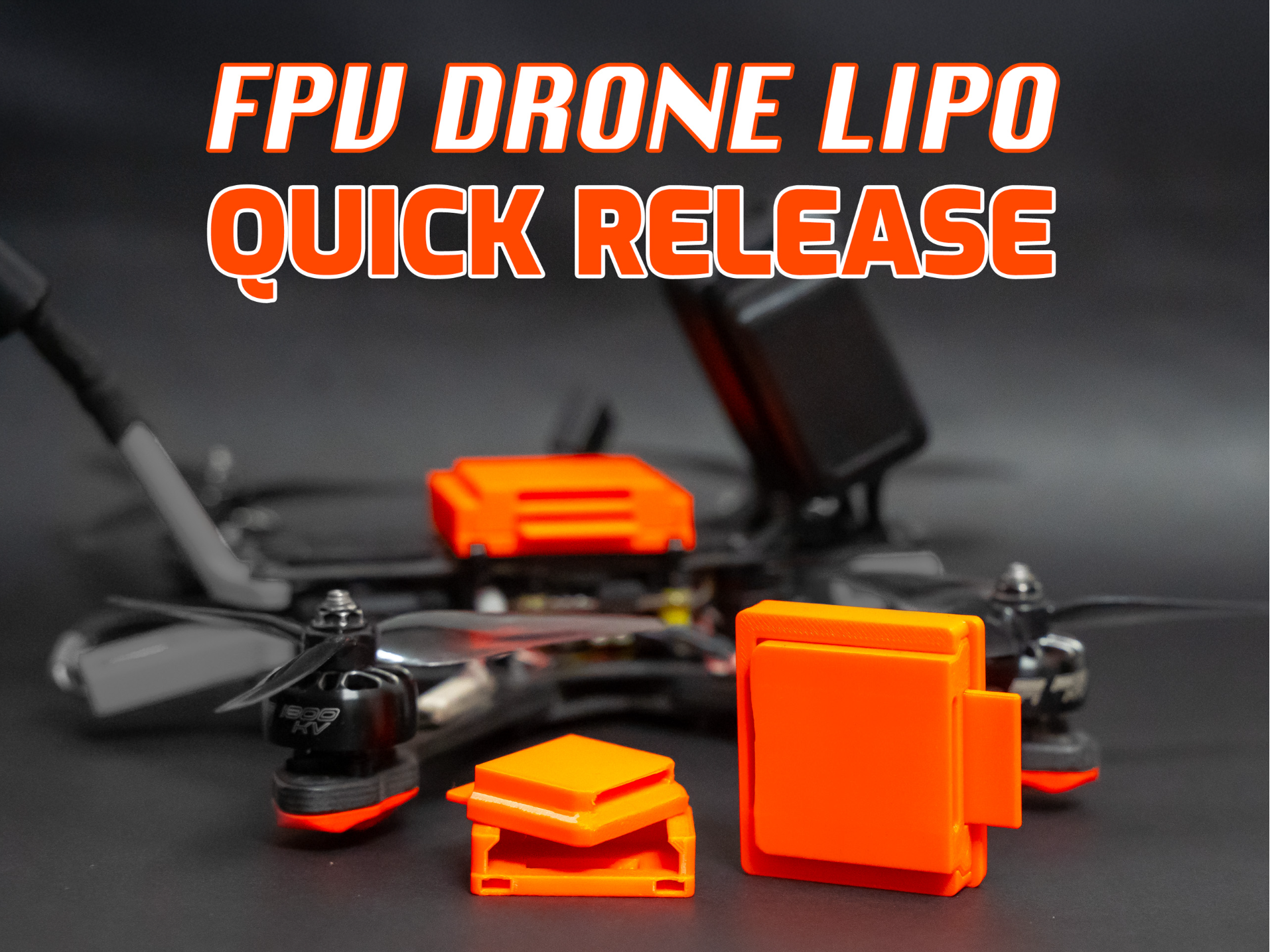 FPV Drone Lipo Quick Release