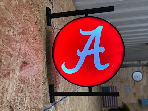 Alabama Crimson Tide Light Box
