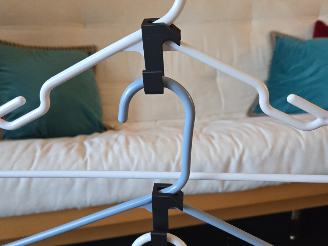 Clothes Hanger Connector for PLASTIC hangers!