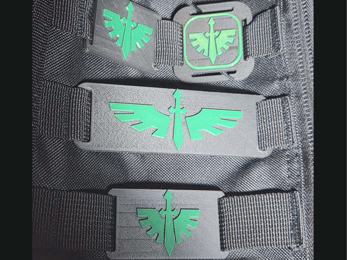 40k Dark Angel MOLLE Patches