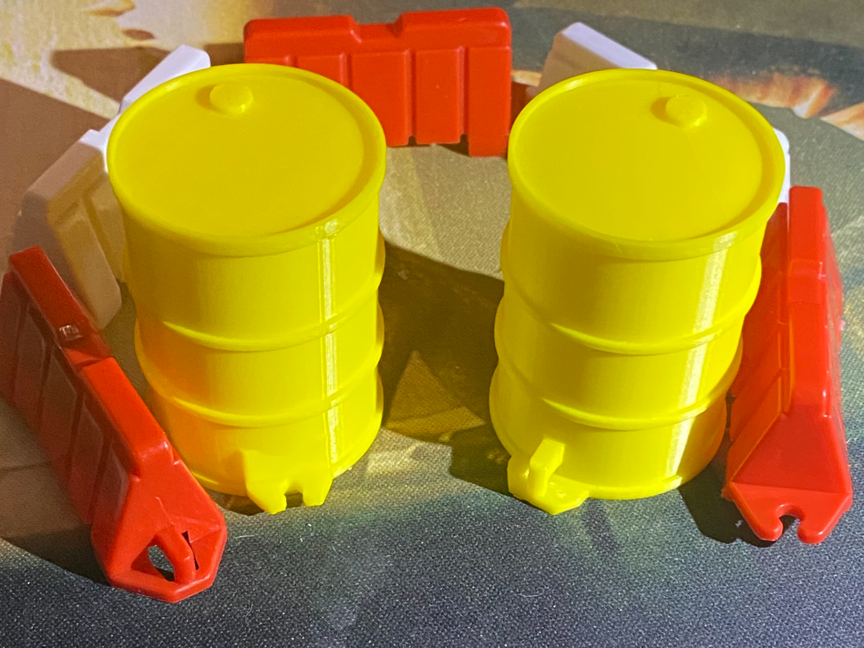 Mini Oil barrel drift barrier connectors Dr!ft