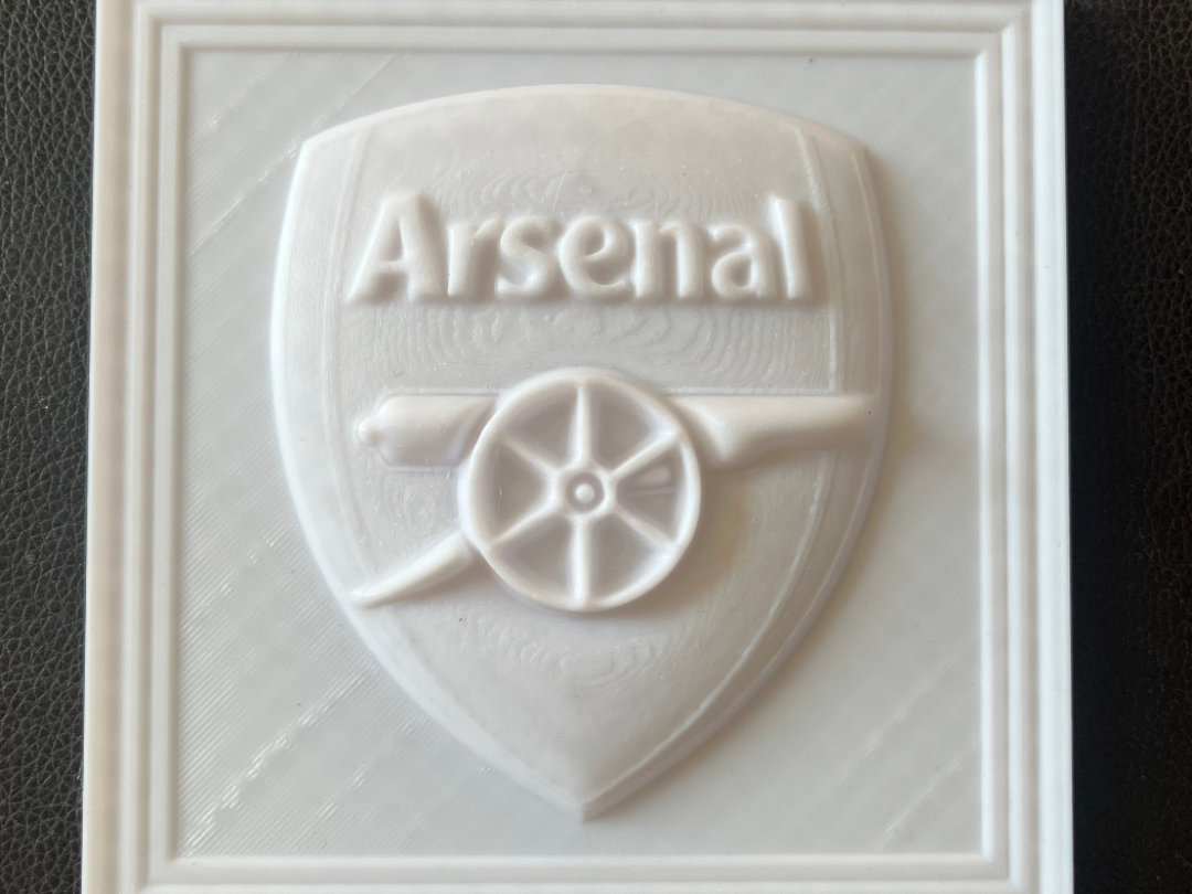 Framed Arsenal Badge Relief
