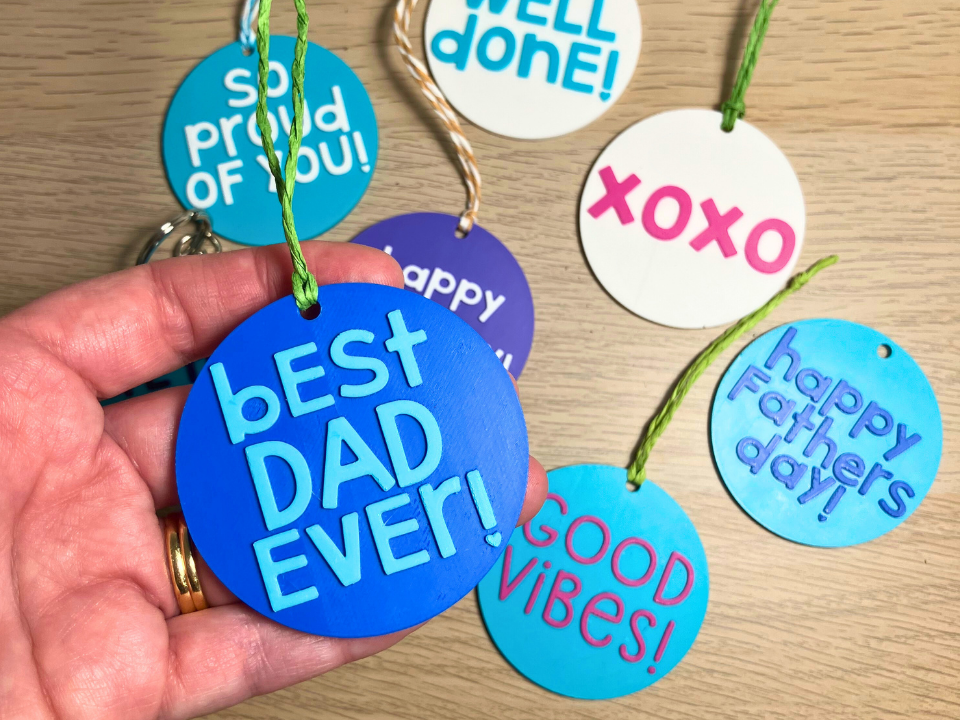 “Best Dad Ever” Gift Tag