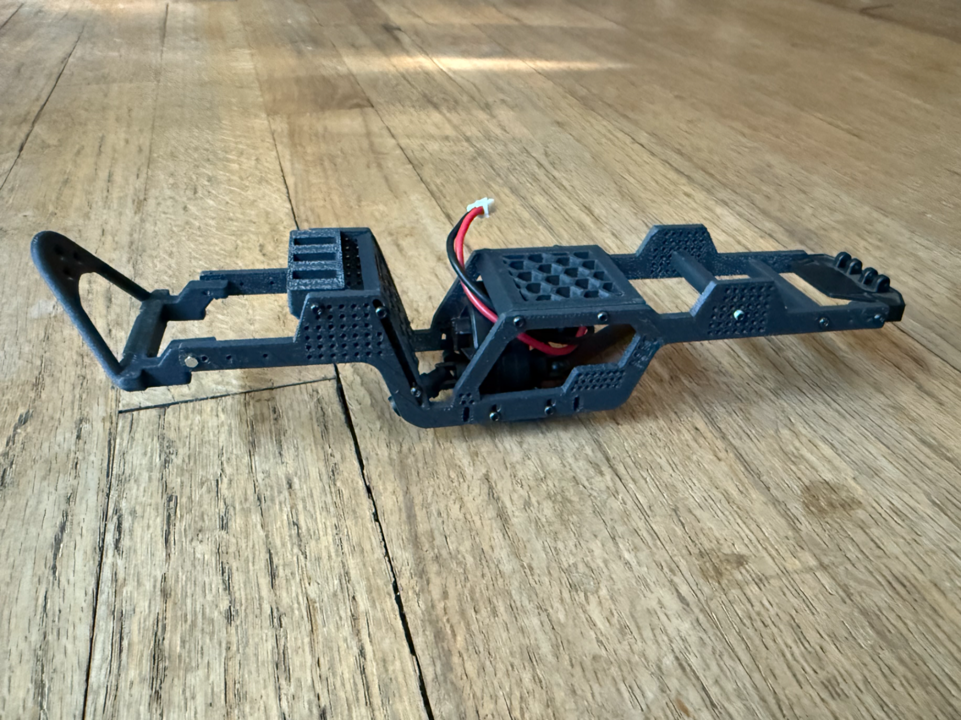 SCX24 LCG Full length Chassis to mount f/r bumpers