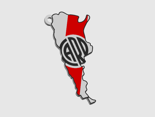 Llavero River Plate - Keychain Argentina