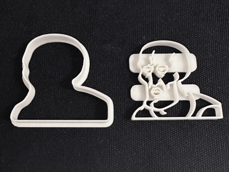 Handsome Squidward Cookie Cutter