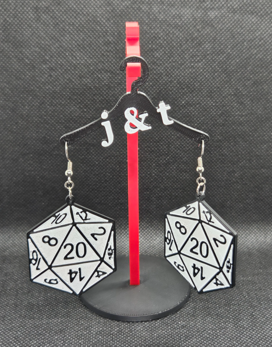 D20 earrings