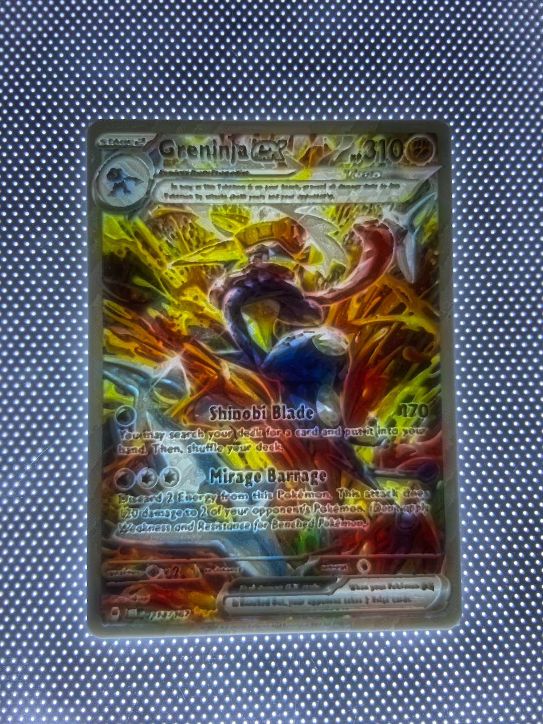 Greninja Pokemon Lithophane