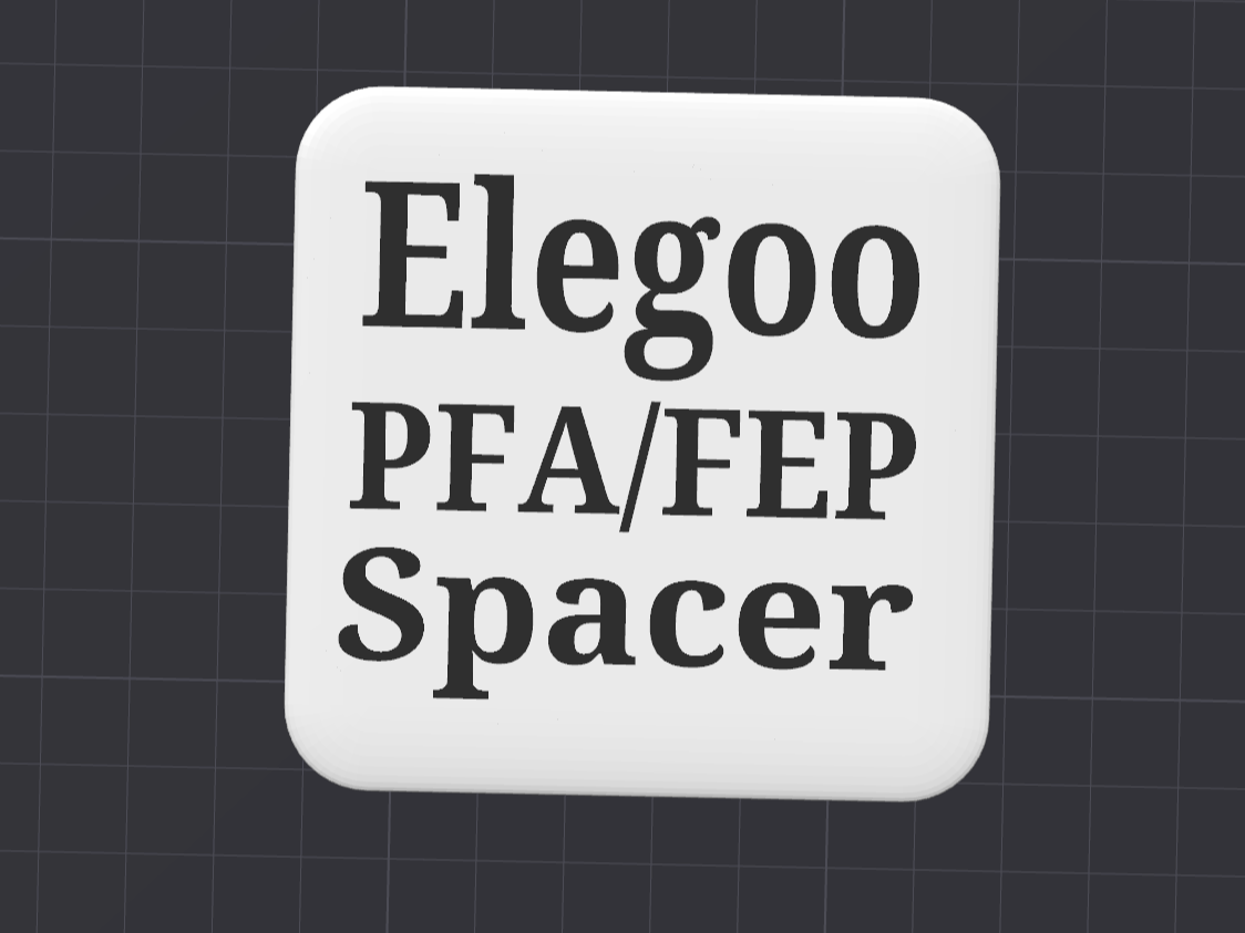 Elegoo Mars/Saturn PFA/FEP Film Replacement Spacer
