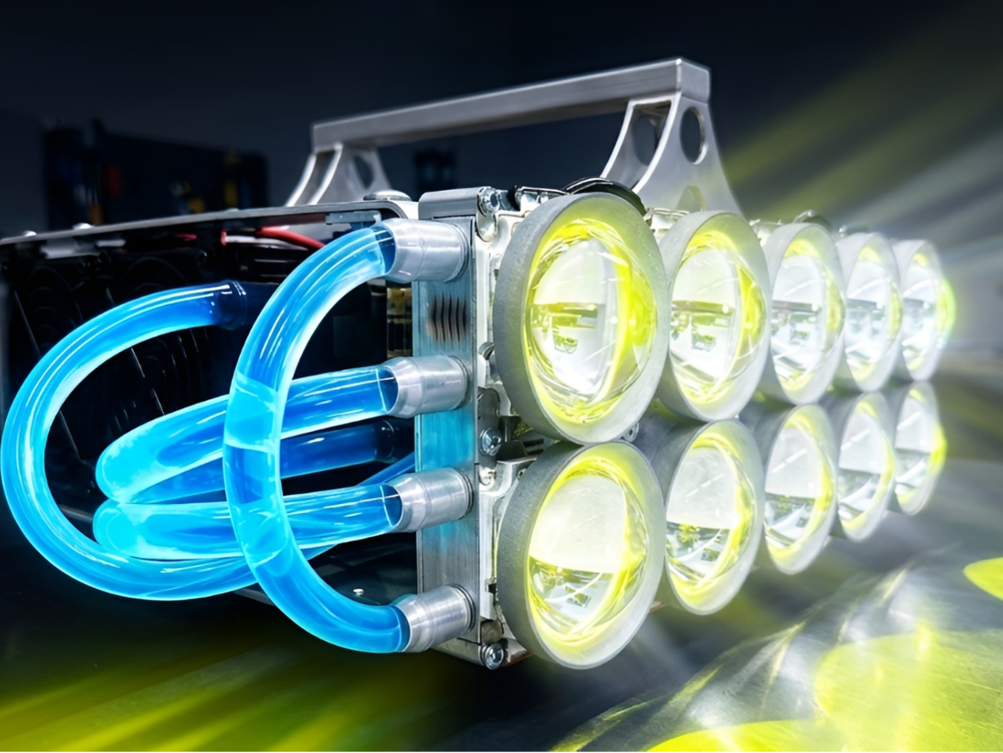 1000W Liquid-cooled LED Flashlight