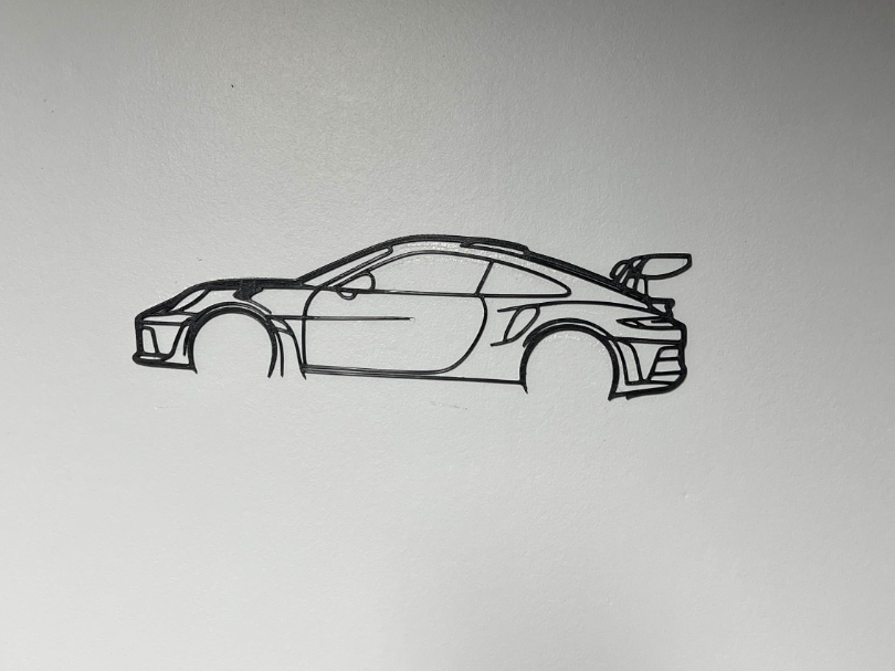 Porsche GT3 RS wall art