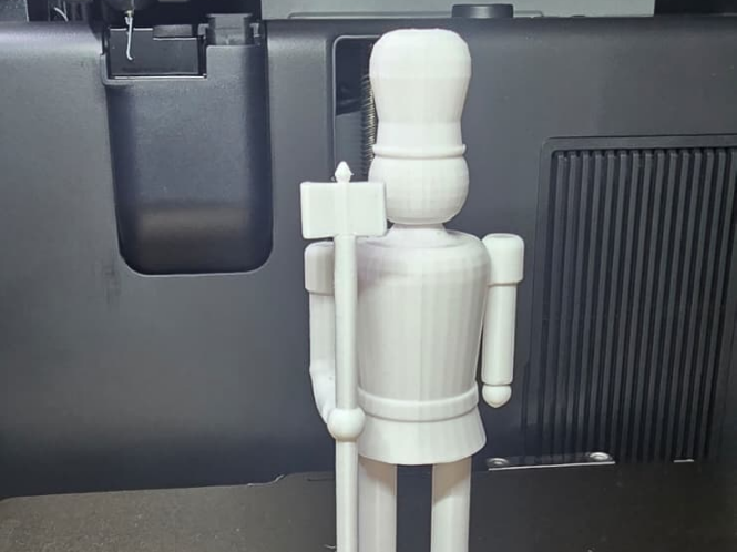 Minimalist Nutcracker Decoration