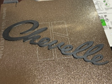 Chevy Chevelle Emblem 1968