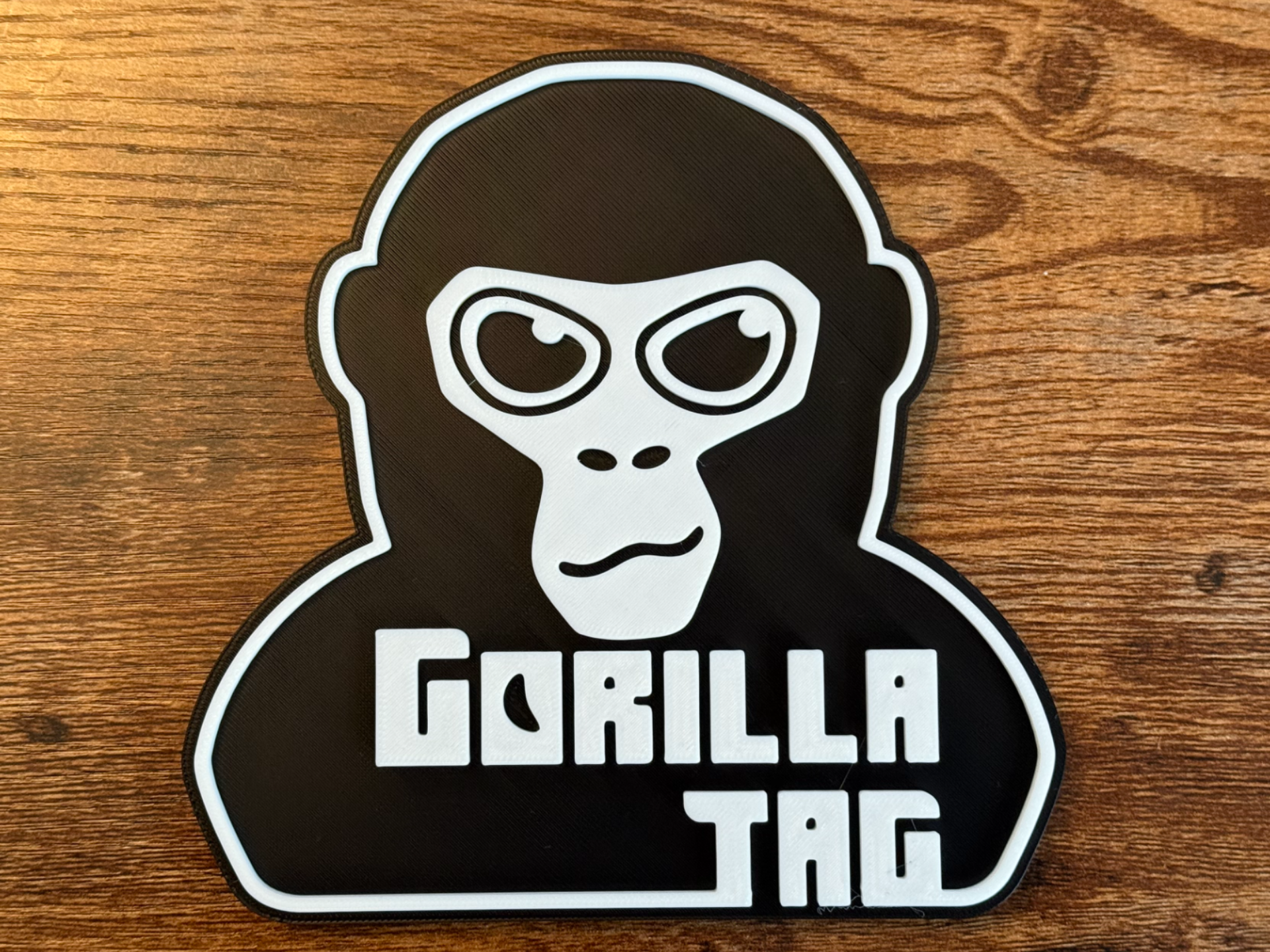 Gorilla Tag Logo Standing Sign