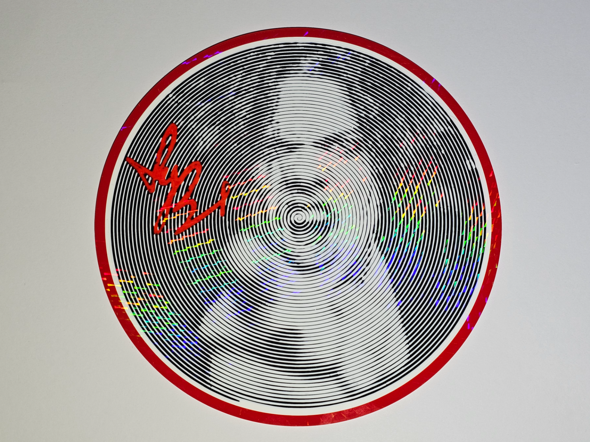 Vinyle décoratif illusion d'optique Yungblud