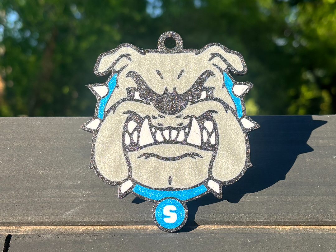 Bulldog Logo | School Mascot Charm