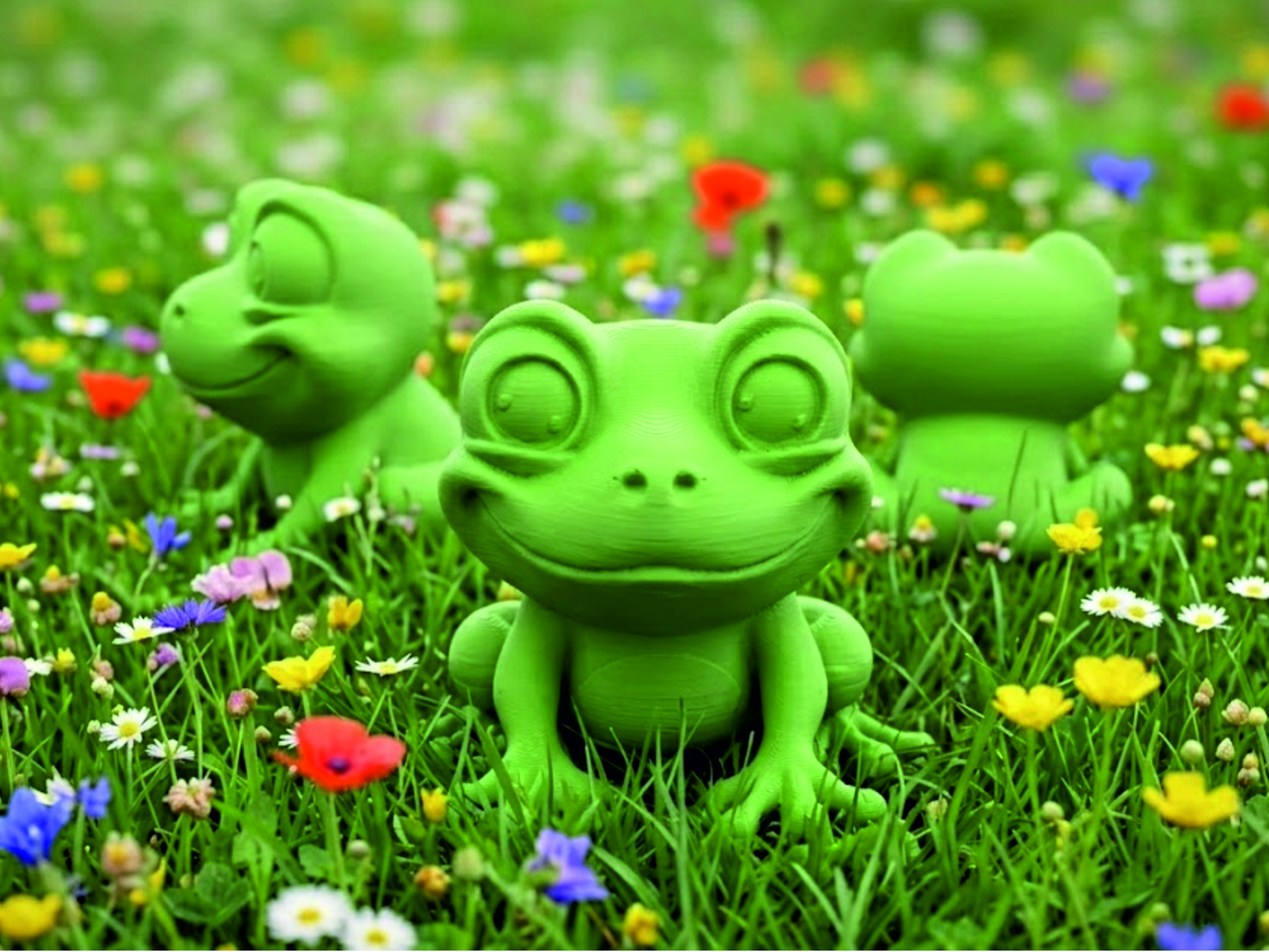 Lustiger Frosch