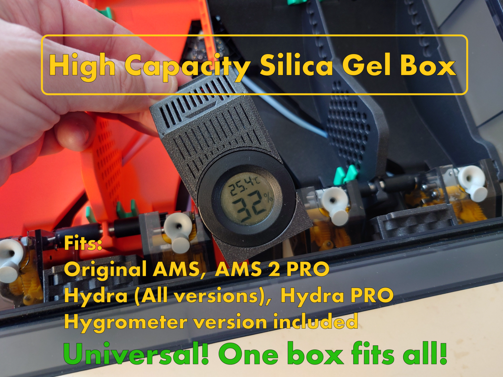High Capacity AMS Silica Dry Box