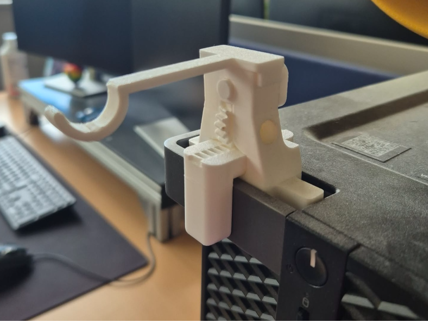 Overengineered Headphone Holder