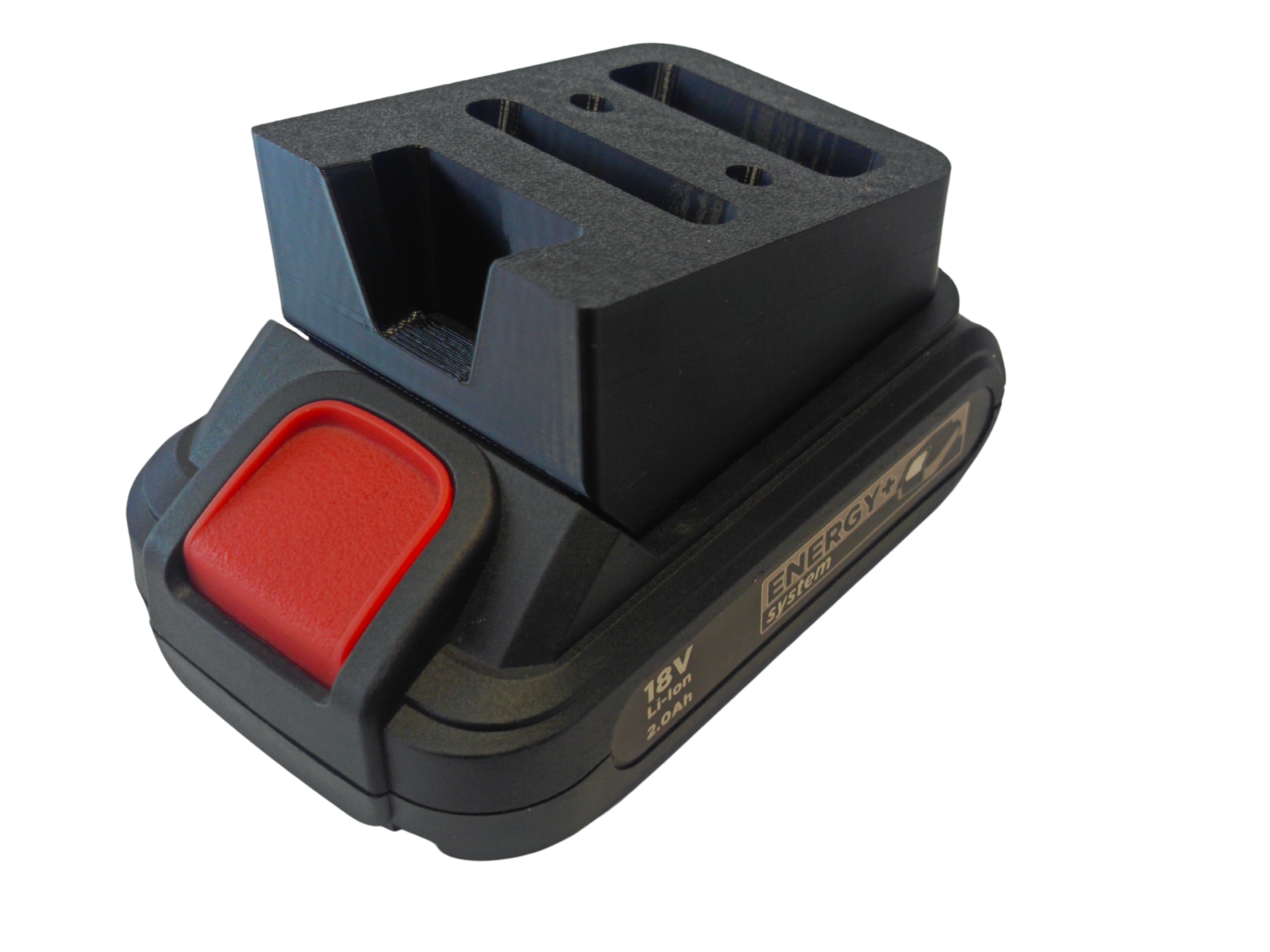 Graphite battery holder