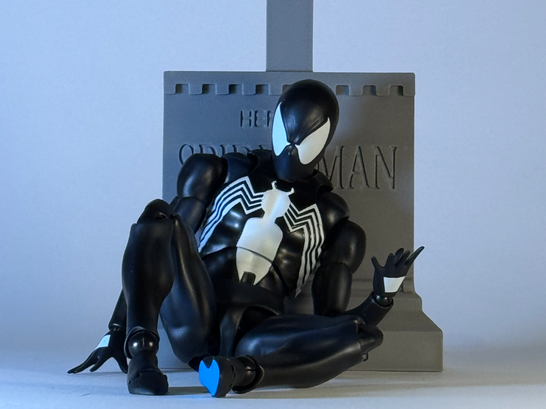 Spider-man tombstone