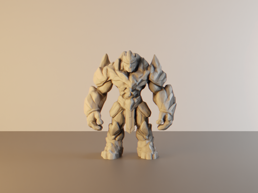 Stone / rock DND monster for wargaming