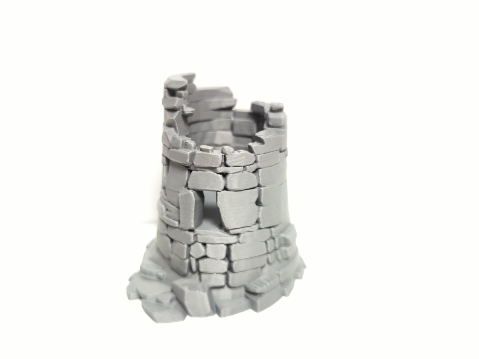 War-ravaged scene - Rock Bunker