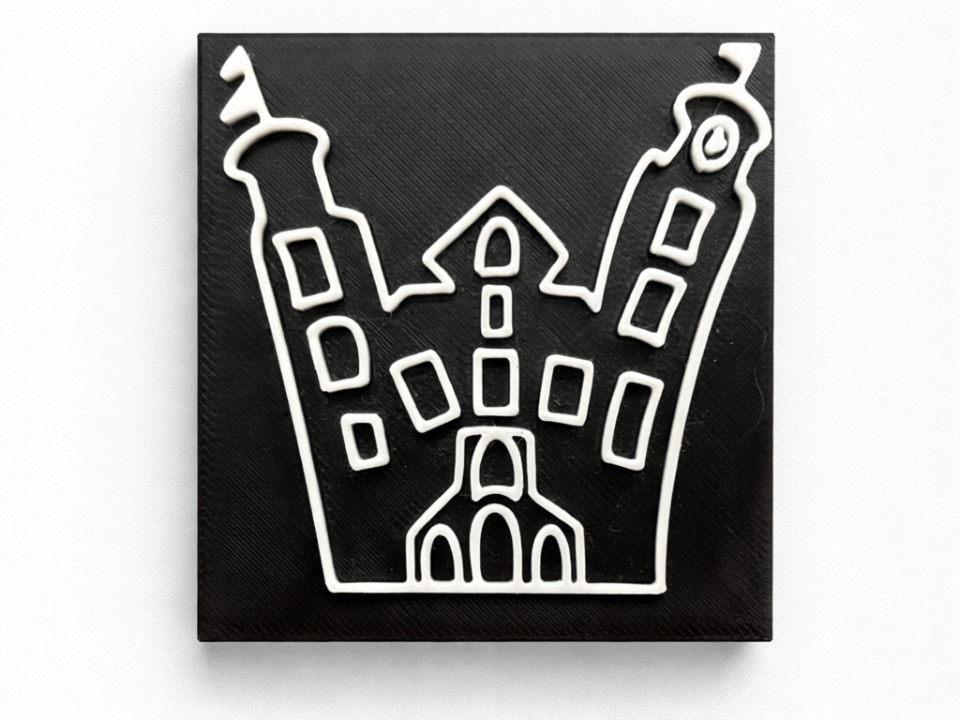 Modern City Emblem Tile