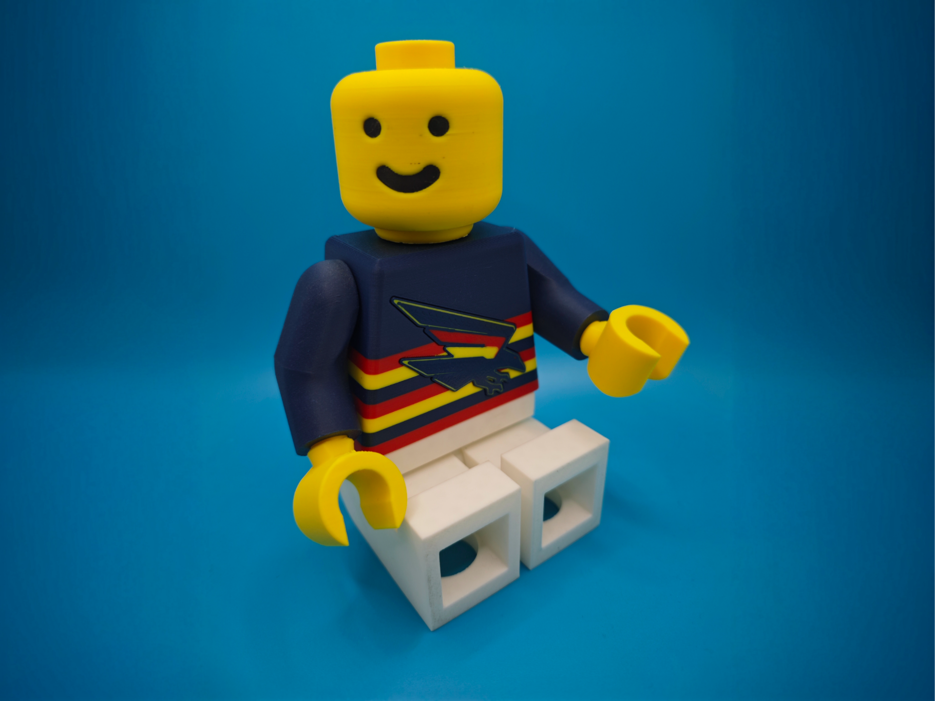 AFL Brick Man - Adelaide Crows 2026 (500%) Stripes