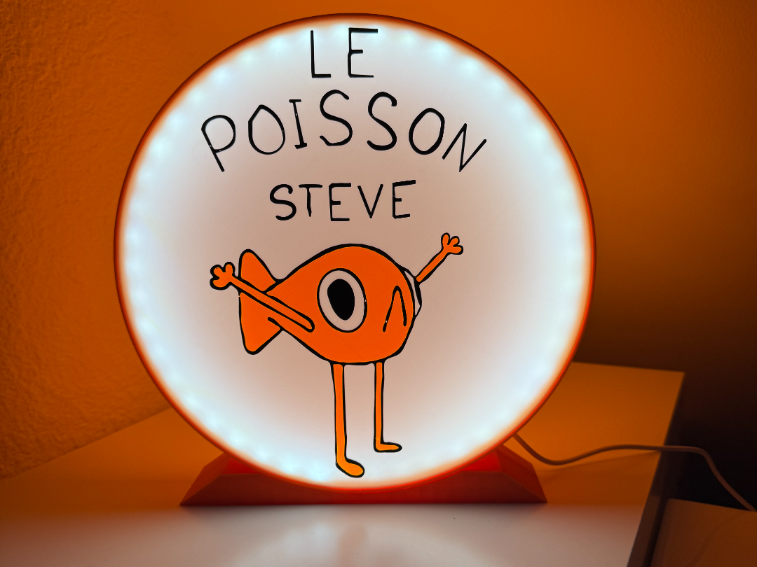 Lampe poisson steve