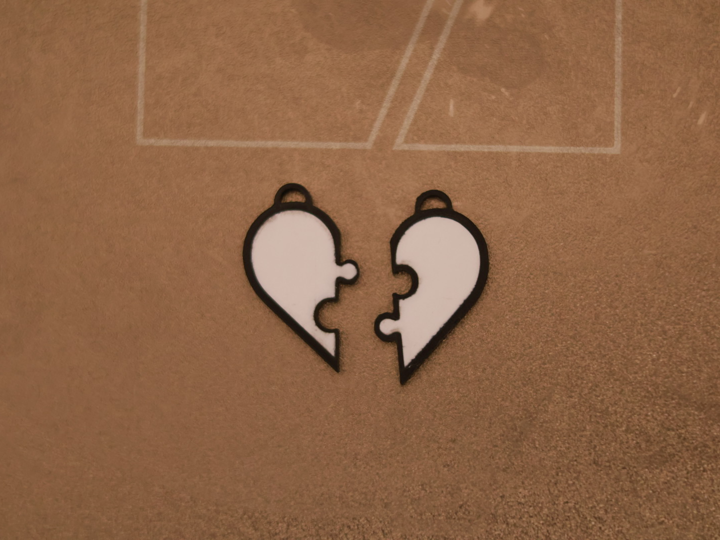 Heart puzzle for two