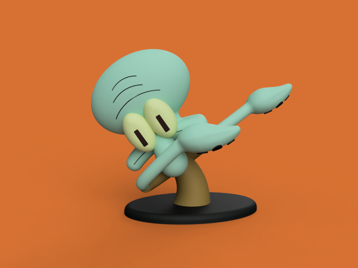 Dabbing Squidward