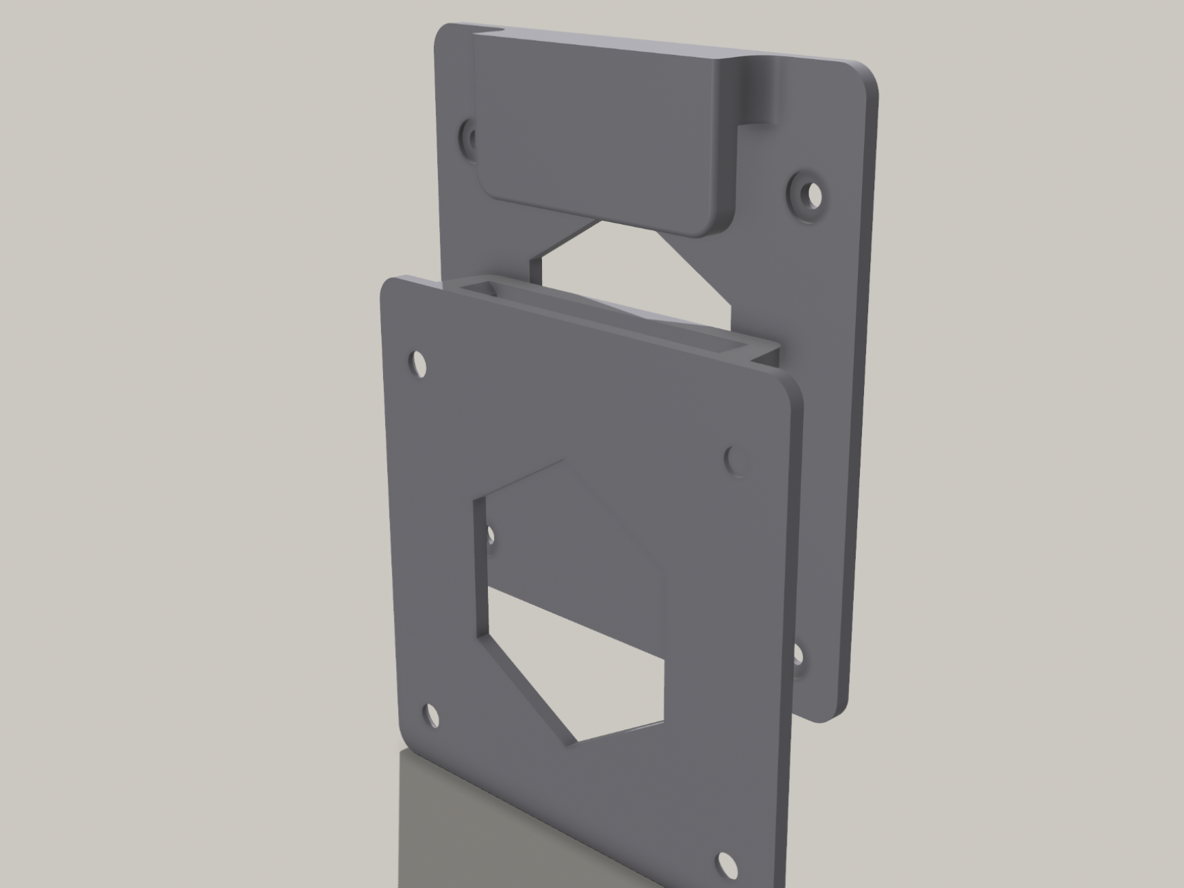 Drop in wall mount bracket for 75mm LED TV