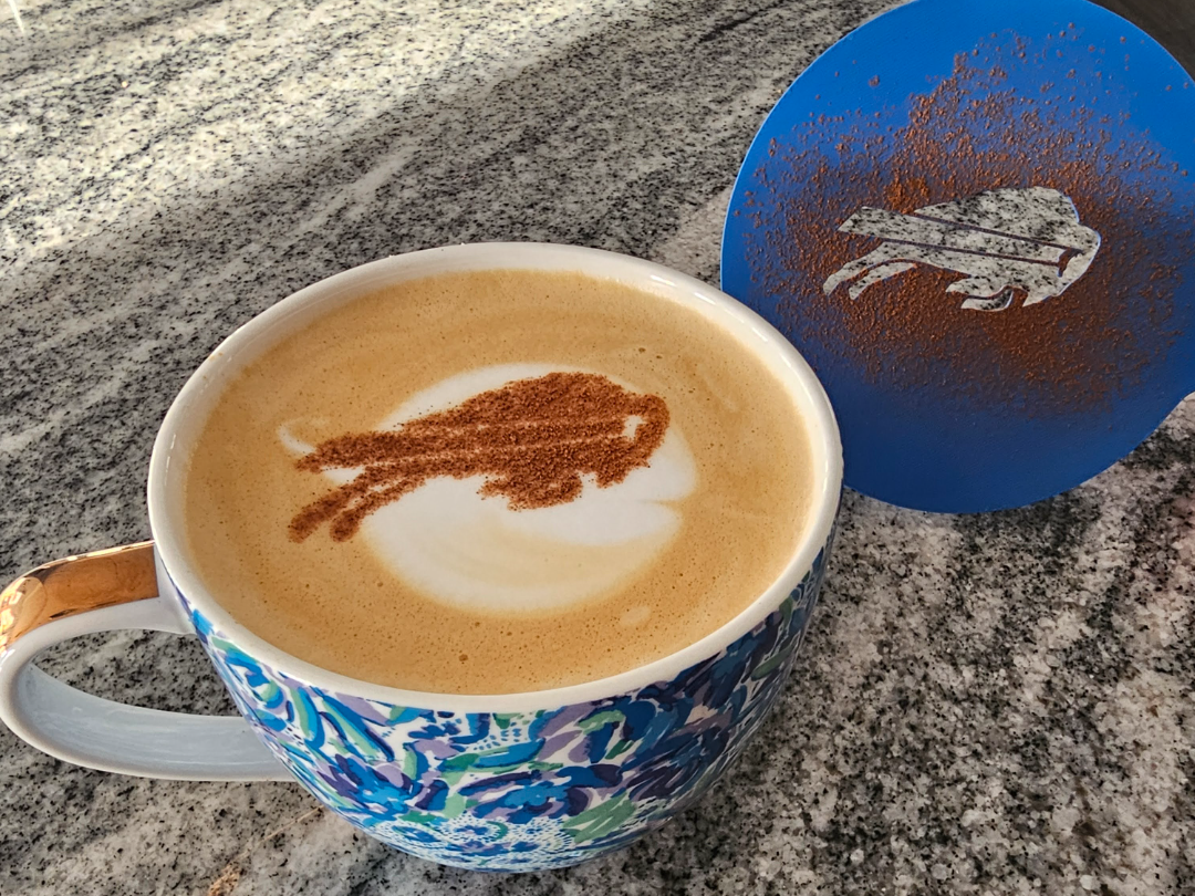 Perfect Buffalo Bills Latte Art
