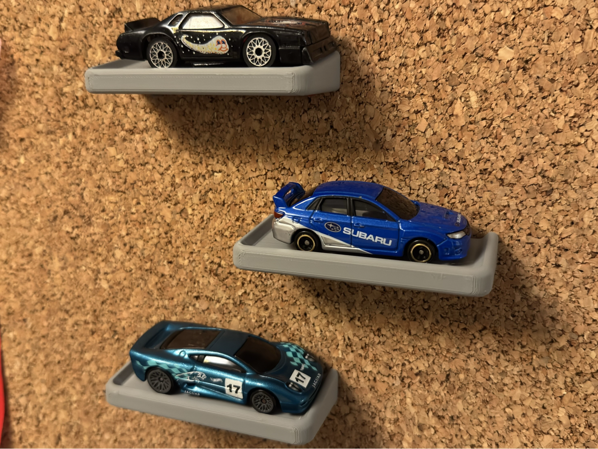 Die-cast Car Display Shelf